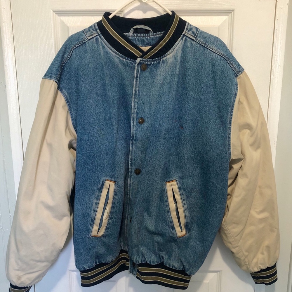 Vintage Varsity Denim Jacket